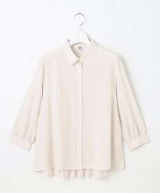 J.PRESS LADIES 【洗える】スパンローン バックプリーツ ブラウス