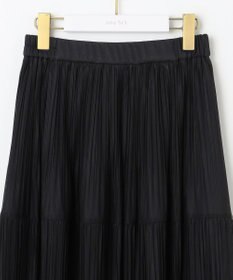 ANY SIS 【洗える】シアーストライププリーツ スカート