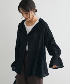 CRAFT STANDARD BOUTIQUE 衿ギャザーシャツブラウス