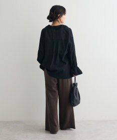 CRAFT STANDARD BOUTIQUE 衿ギャザーシャツブラウス