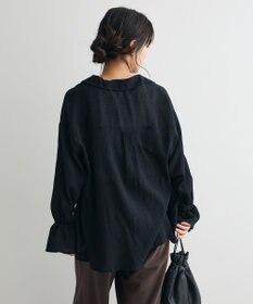 CRAFT STANDARD BOUTIQUE 衿ギャザーシャツブラウス