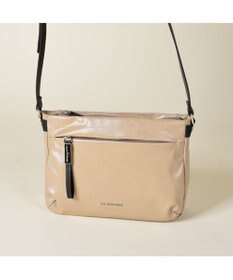 LA BAGAGERIE コーティングキャンバス ミニショルダーバッグ