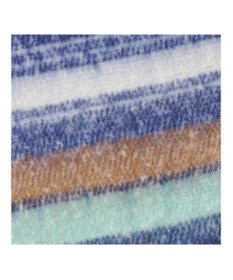 MOONBAT estaa ボリュームマフラー マルチボーダー／手洗い可