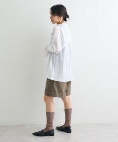 CRAFT STANDARD BOUTIQUE 衿ギャザーシャツブラウス