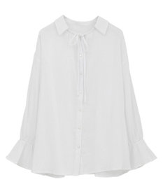 CRAFT STANDARD BOUTIQUE 衿ギャザーシャツブラウス