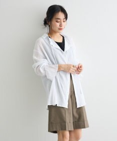 CRAFT STANDARD BOUTIQUE 衿ギャザーシャツブラウス