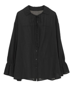 CRAFT STANDARD BOUTIQUE 衿ギャザーシャツブラウス