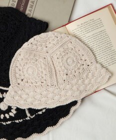 WEGO クロシェニットハット