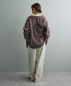 CRAFT STANDARD BOUTIQUE 衿ギャザーシャツブラウス