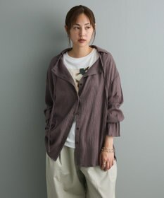 CRAFT STANDARD BOUTIQUE 衿ギャザーシャツブラウス