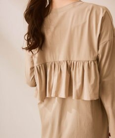 OP／FILA 【Ocean Pacific】バックフリルラッシュガード  レギンスセットウェア