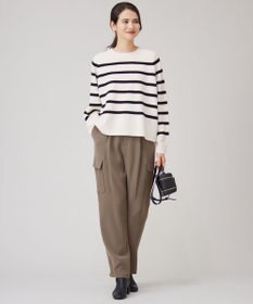 自由区 【洗える】ダブルクロスカーゴ パンツ