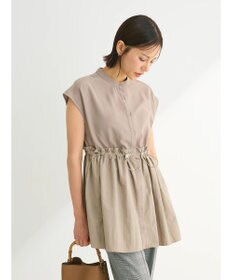 Green Parks 異素材ドッキングチュニック