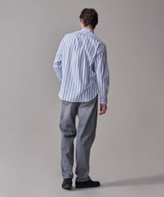 J.PRESS MEN 【SOMELOS】マルチストライプ バンドカラーシャツ