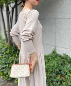 UNFILO 【新色追加】スタイルアップニット ワンピース