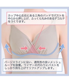 BRADELIS New York 【BRADELIS Me / ノンワイヤー・バストアップ】ブラデリス オールインワンブラキャミ