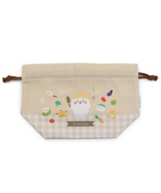 Mother garden しろたん キッチン柄 ランチ巾着 お弁当袋