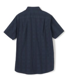 JOSEPH HOMME ドビーチェックストレッチ　ウイングカラー半袖シャツ