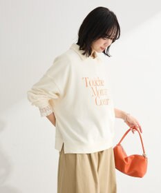 Green Parks オーバーサイズロゴ裏毛プルオーバー