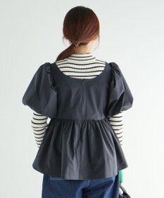 CRAFT STANDARD BOUTIQUE パフスリーブペプラムブラウス