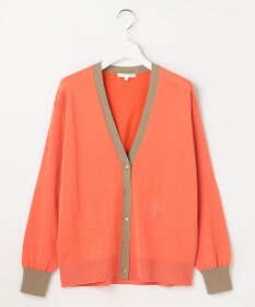 自由区 S カラーブロック カーディガン