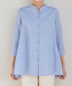 Tiaclasse L バックタックフレアチュニック