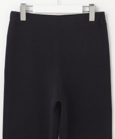 自由区 【XSサイズ～/洗える/セット着用可】ドライコットンハイゲージ フレアシルエット ニットパンツ