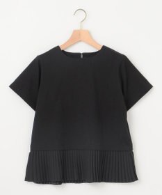 組曲 L クールプレーティング天竺プリーツ カットソー