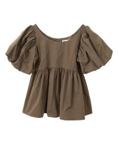 CRAFT STANDARD BOUTIQUE パフスリーブペプラムブラウス