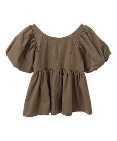CRAFT STANDARD BOUTIQUE パフスリーブペプラムブラウス