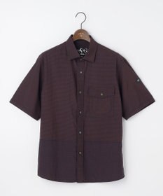 JOSEPH ABBOUD MOUNTAIN 【日本素材/軽量/オーガニックコットンブレンド】チェックコンビ アウトドア シャツ