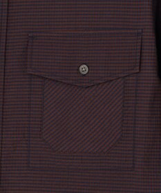 JOSEPH ABBOUD MOUNTAIN 【日本素材/軽量/オーガニックコットンブレンド】チェックコンビ アウトドア シャツ