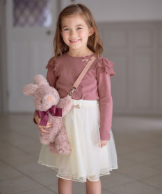 ANY KIDS 袖 レース ガーリー Ｔシャツ