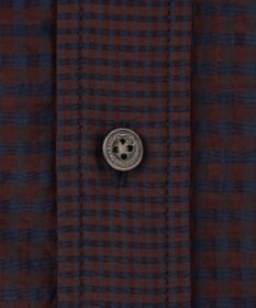 JOSEPH ABBOUD MOUNTAIN 【日本素材/軽量/オーガニックコットンブレンド】チェックコンビ アウトドア シャツ