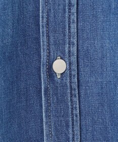 ICB 【WEB限定・洗える】コットンソフトデニム ジャケット