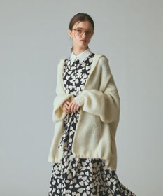 GRACE CONTINENTAL ストールアルパカカーディガン