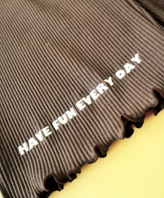 Green Parks ｍｉｆｆｙ／ワンポイントカットリブパンツ