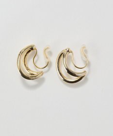 Phoebe 〈痛くないシリーズ/アレルギー対応〉ベーシックダブルフープライトフィットイヤリング　ゴールド