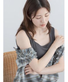 Te chichi 【接触冷感】前後2WAYデザインネックタンクトップ