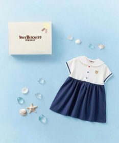 MIKI HOUSE HOT BISCUITS セーラーカラー ワンピース セット【BOX付き】