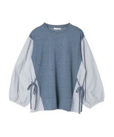 Green Parks 布帛ドッキング脇リボンプルオーバー