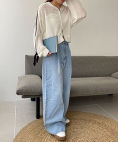 WEGO メッシュニットショートパーカー