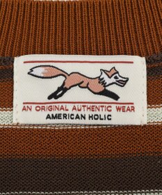 AMERICAN HOLIC 【PENNEY'S】レトロボーダー半袖ニット