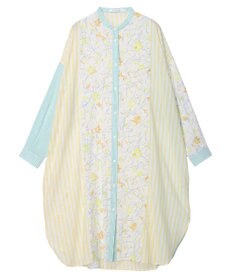 AMERICAN HOLIC Ｆｌｏｗｅｒ　×　Ｓｔｒｉｐｅシャツチュニック