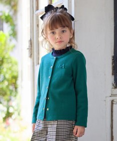 ANY KIDS 音符ボタンカーディガン