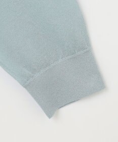 J.PRESS LADIES L 【洗える】シアーライトニット パーカー