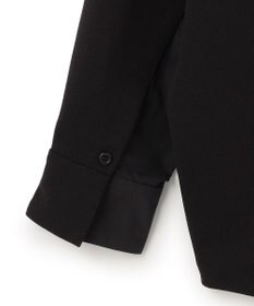 ICB L 【洗える】ジョーゼットジャージー 異素材コンビプルオーバー