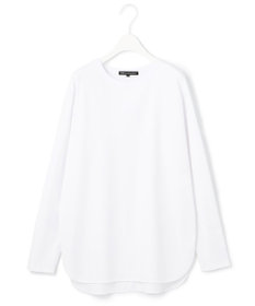 23区 L 【大好評素材/洗える】コットンベアジャージー ロング Tシャツ