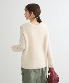 Green Parks シャギーＶネックニットベスト