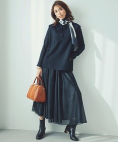 23区 【CLASSY.1月号掲載】スムージーコットン シアー ニット